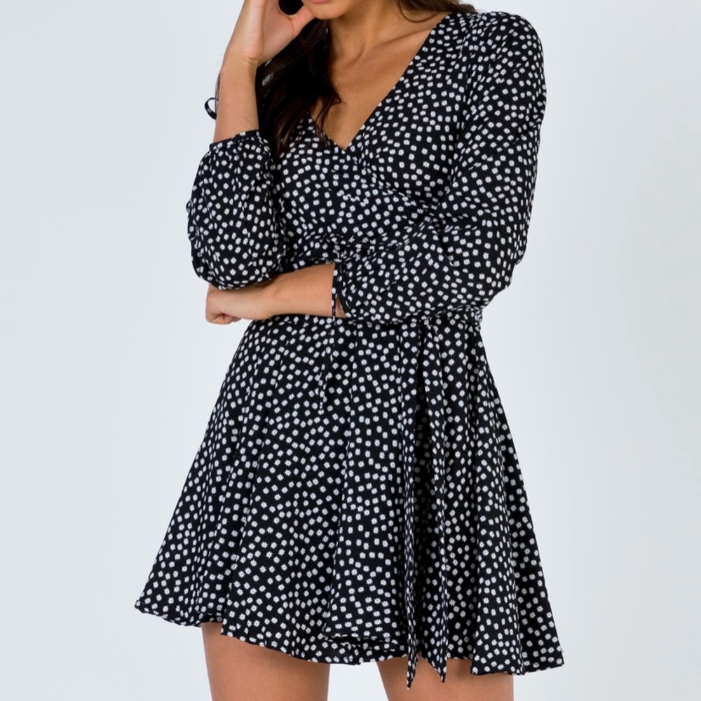 Princess Polly Amir Dress black BRAND NEW